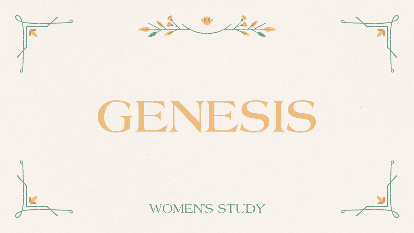 Women will be studying Genesis