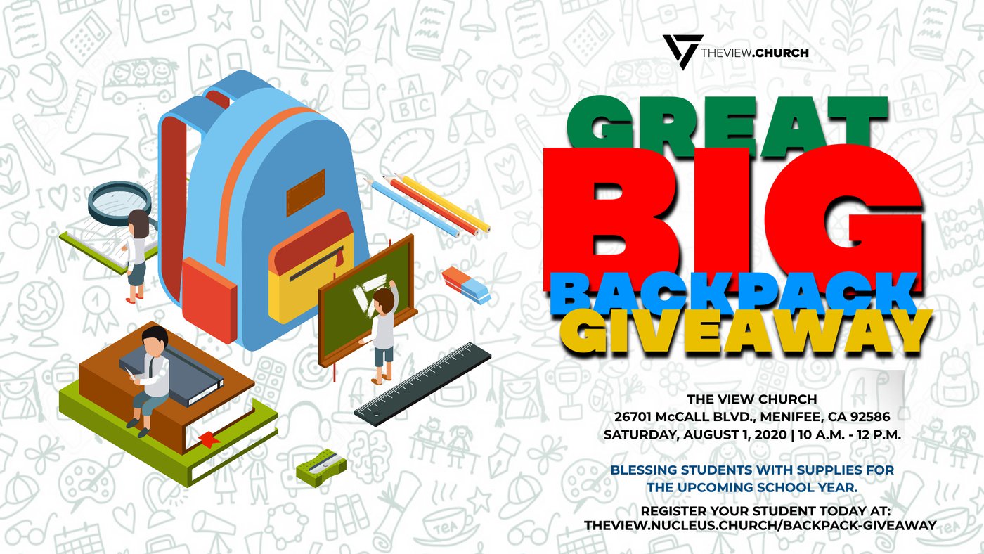 Great Big Backpack Giveaway Receive A Free Backpack