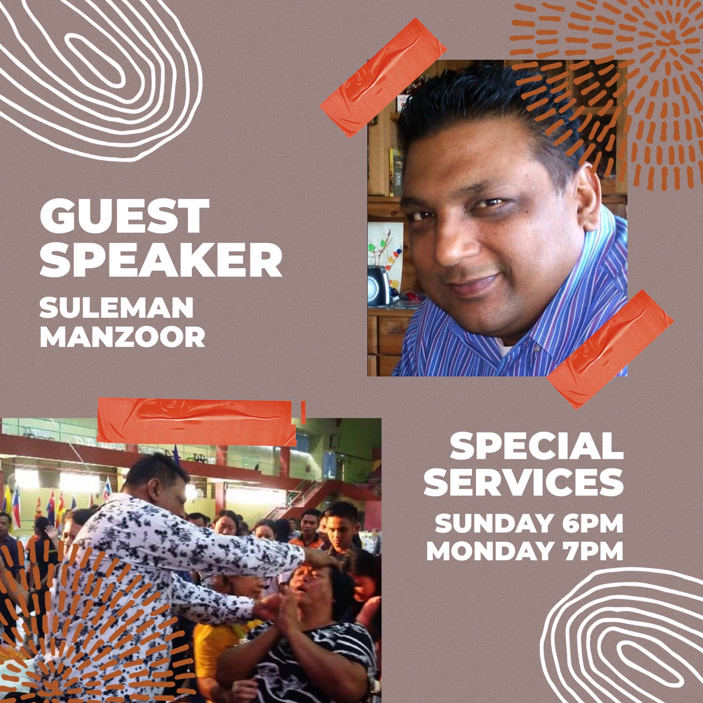 Guest Speaker Pastor Suleman Manzoor