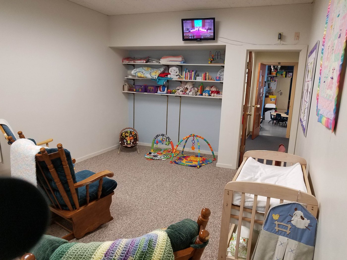 quiet space for little ones at Faith Church