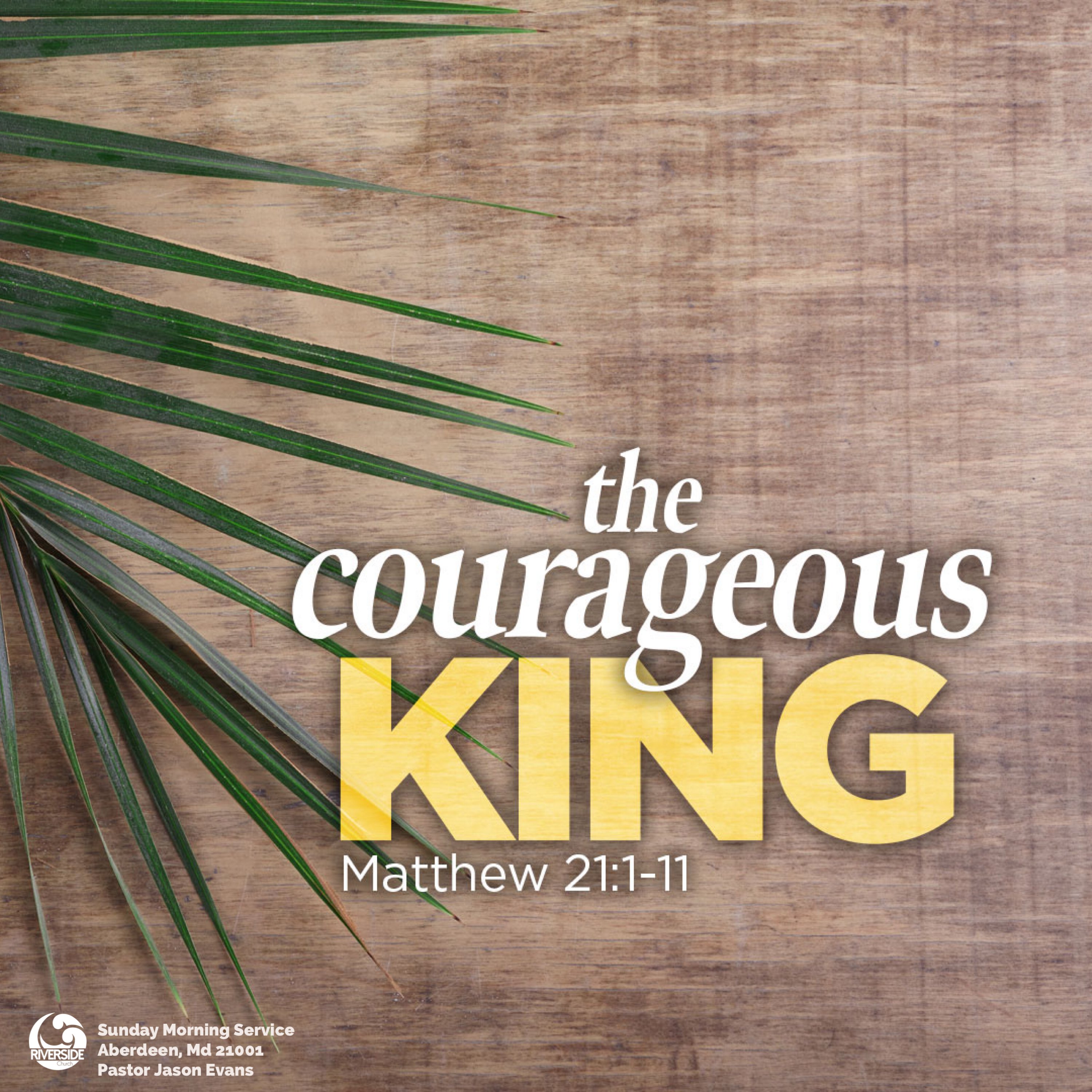 The Courageous King (Palm Sunday) episode artwork