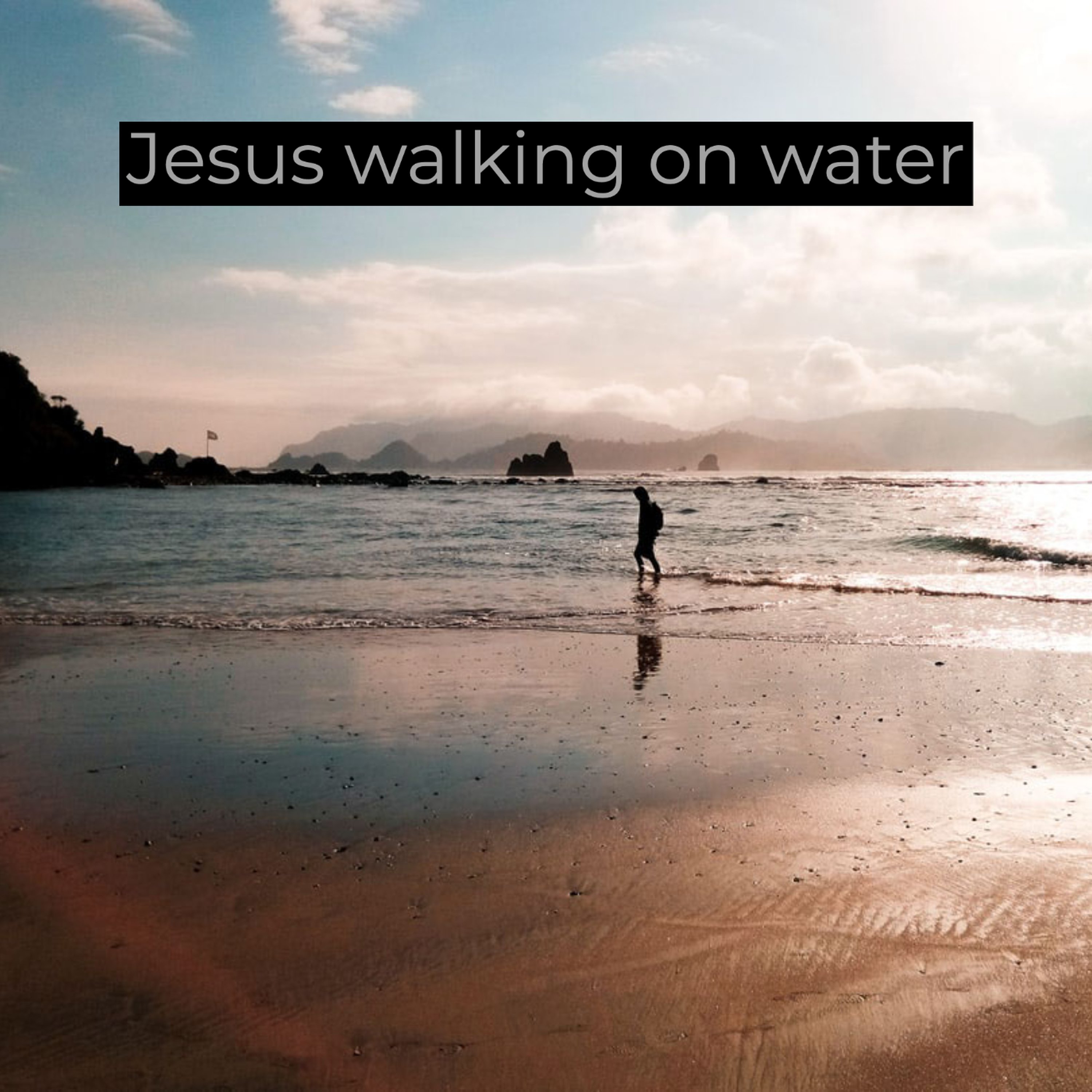Jesus walks on the water episode artwork