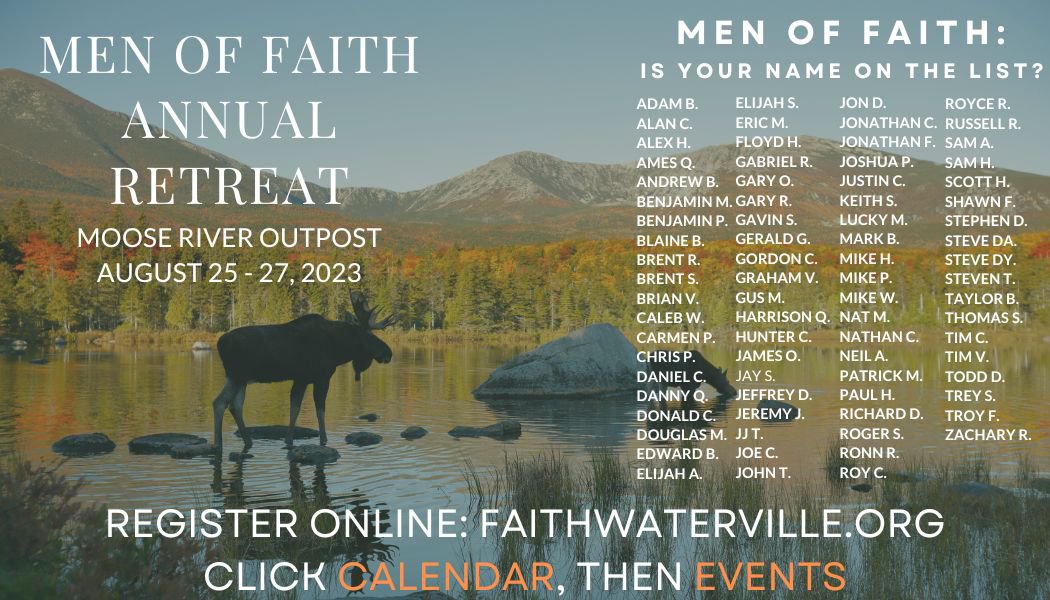 Register for the Men of Faith and Hope Annual Retreat