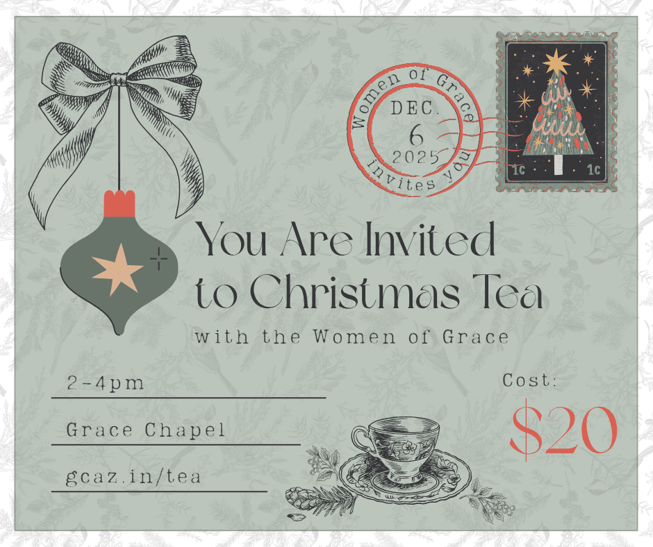 Christmas Tea Invite