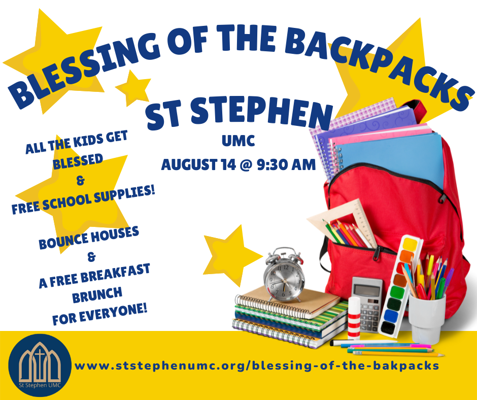 Blessing of the Backpacks