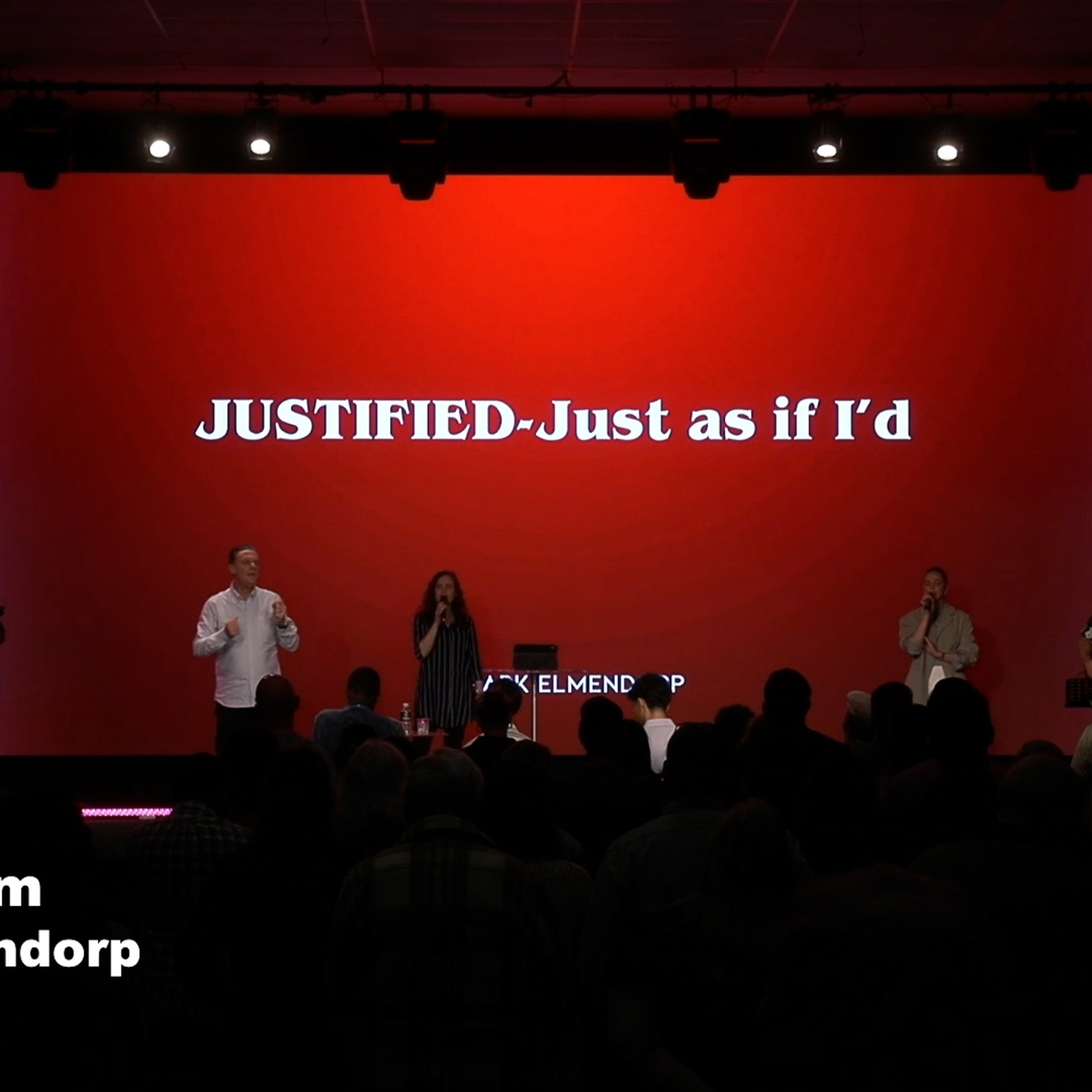 Warner Am - Ps Mark Elmendorp - JUSTIFIED - Just as if I'd - 17.08.25 episode artwork