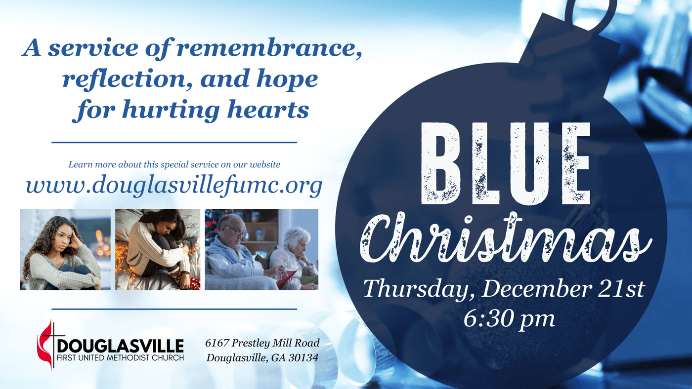 Blue Christmas at Douglasville First United Methodist Church