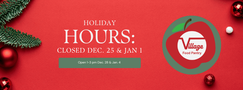 Closed Dec. 25 & Jan. 1. Open 1-3 pm Dec. 28 & Jan 4