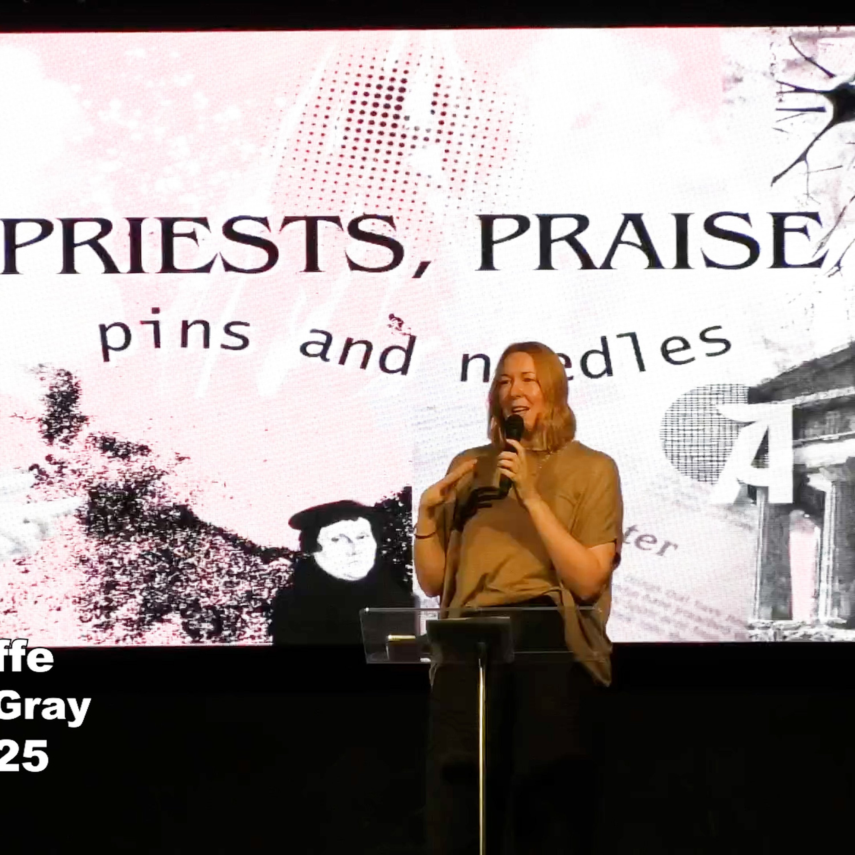 Redcliffe - Ps Julie Gray - Priests, Praise, Pins and Needles - 16.03.25 episode artwork