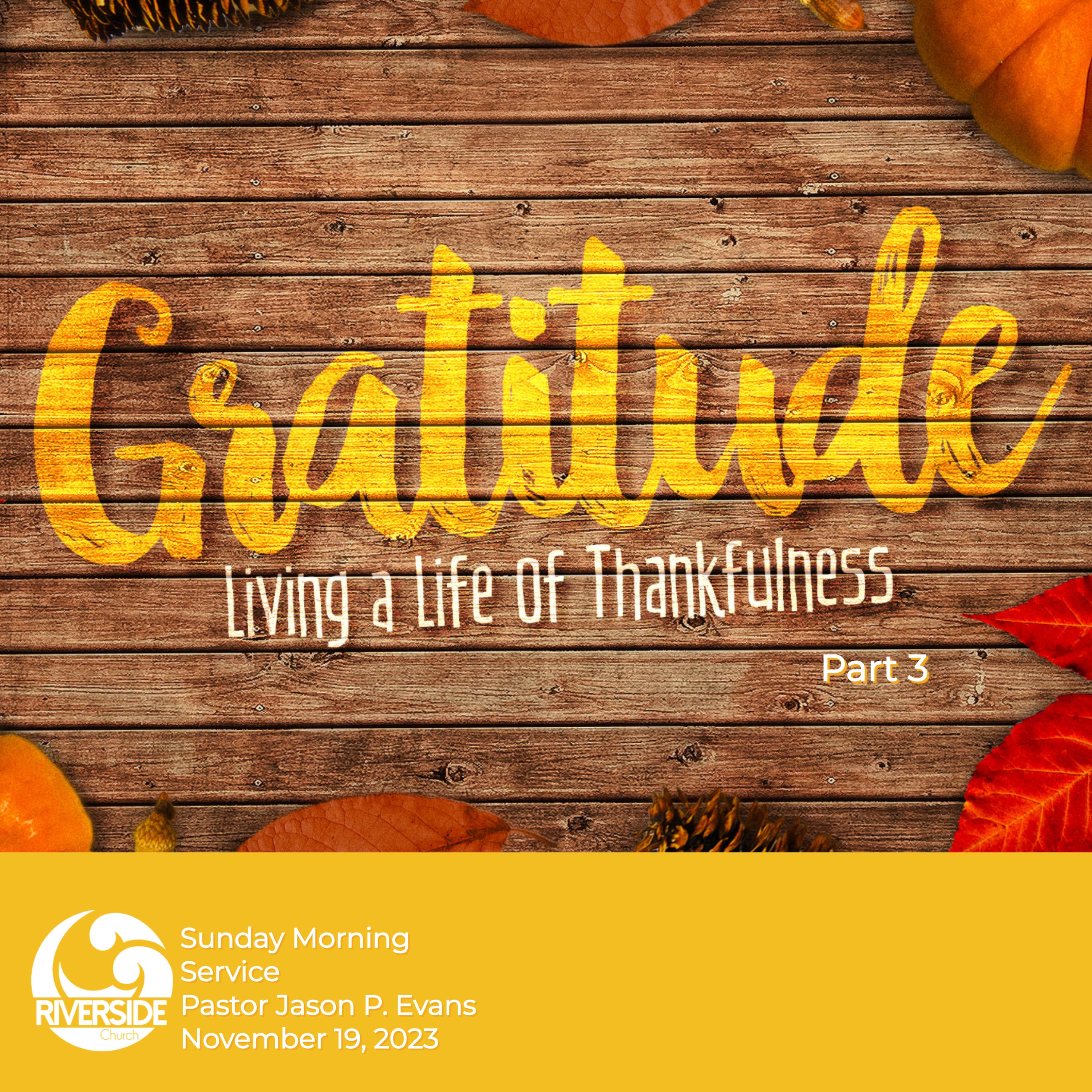 Gratitude: Part 3 (Gratitude is a Gateway to Unity) episode artwork