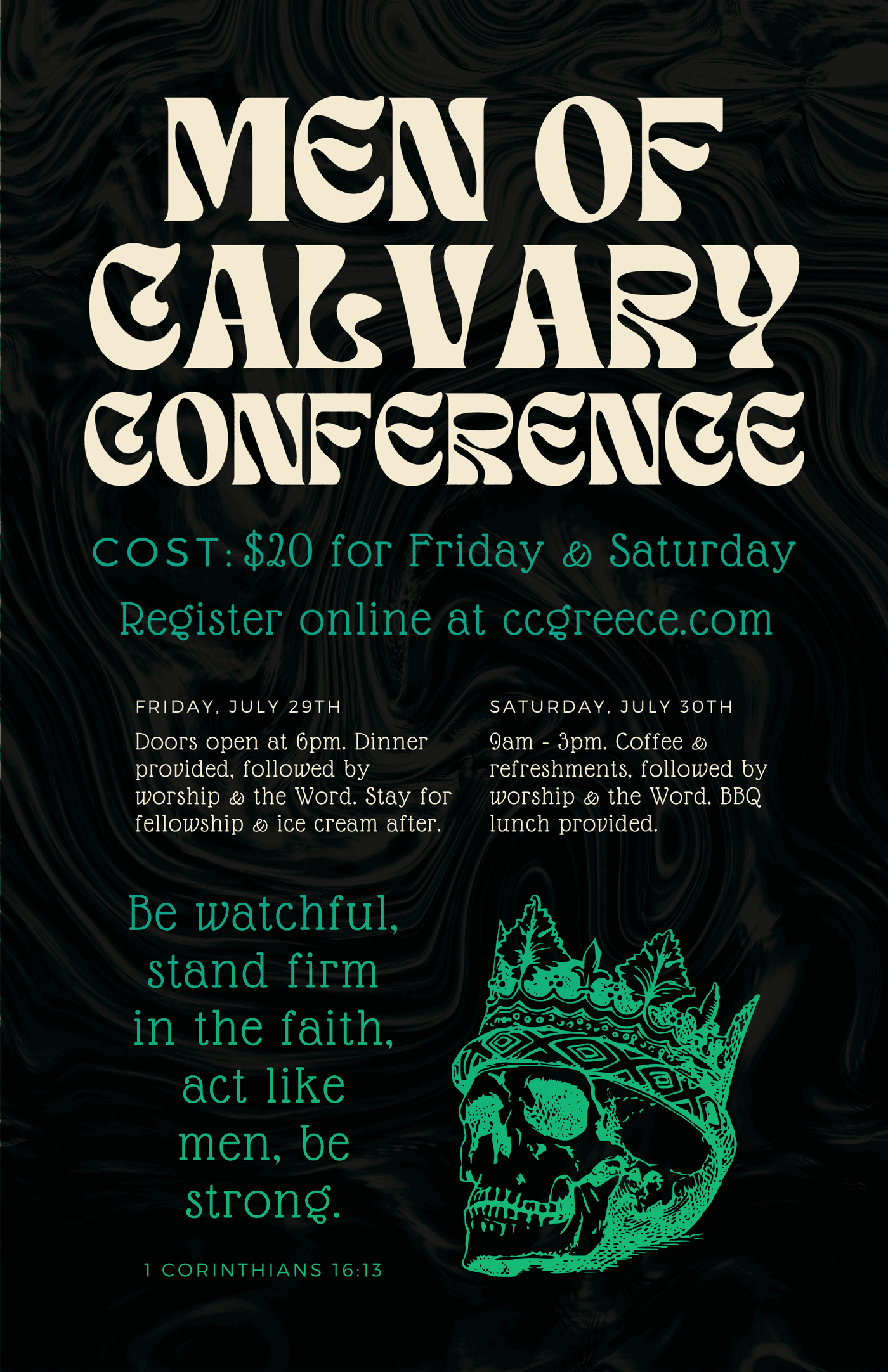 Men of Calvary Conference 2022, Register Now!