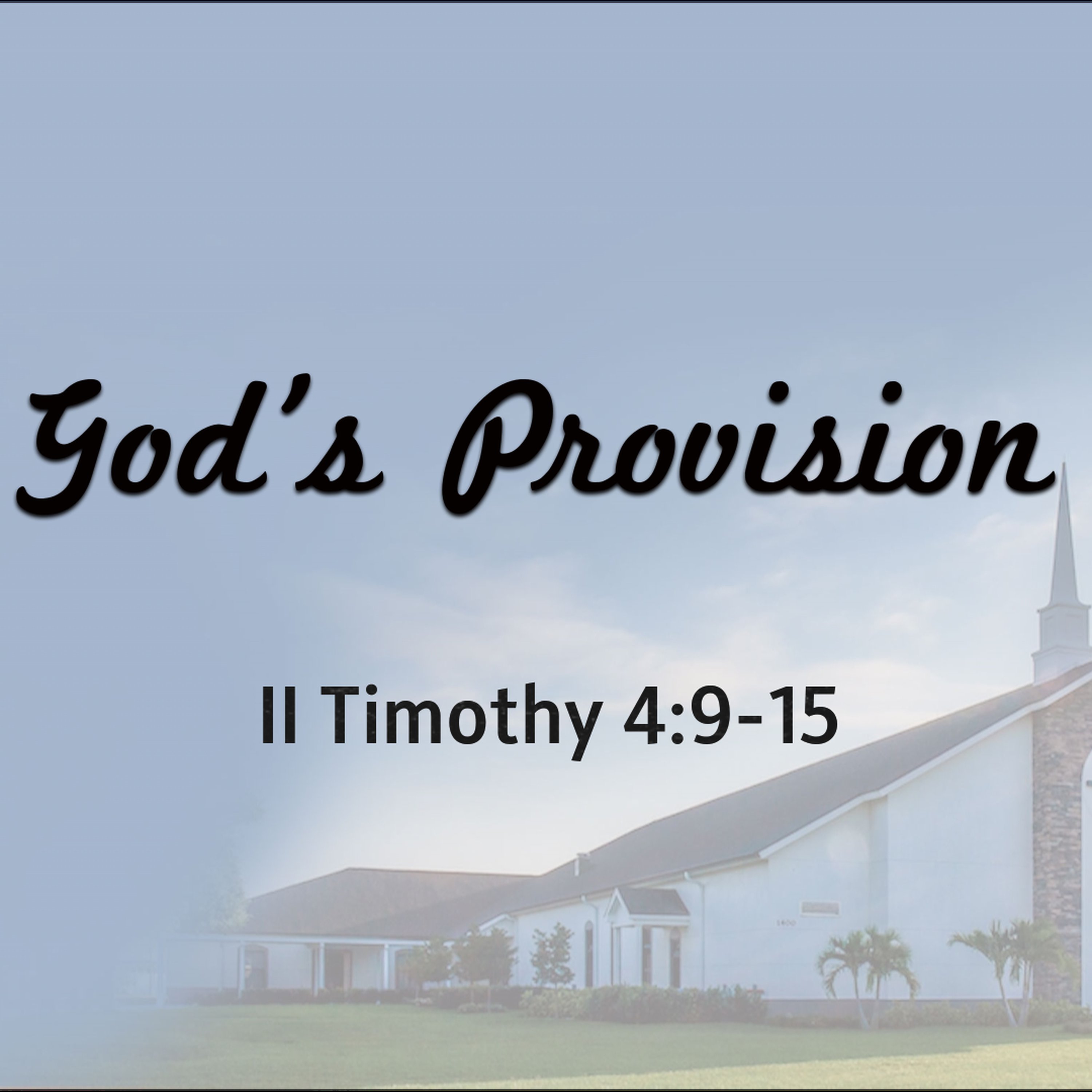 God's Provision episode artwork