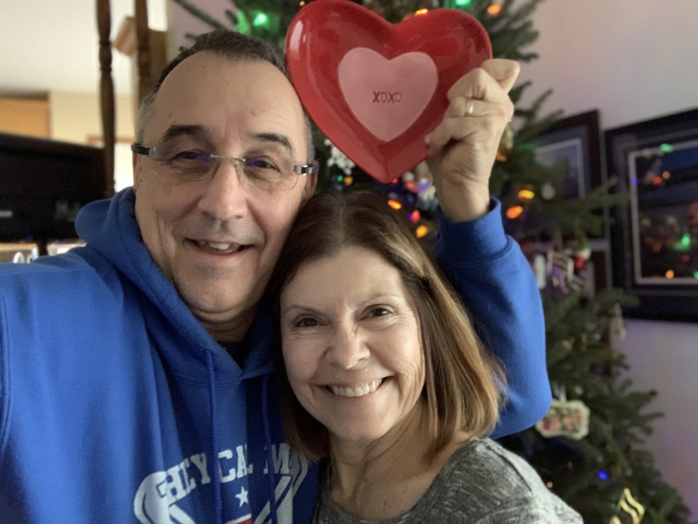 Chuck and Karen Mueller, Christmas 2019