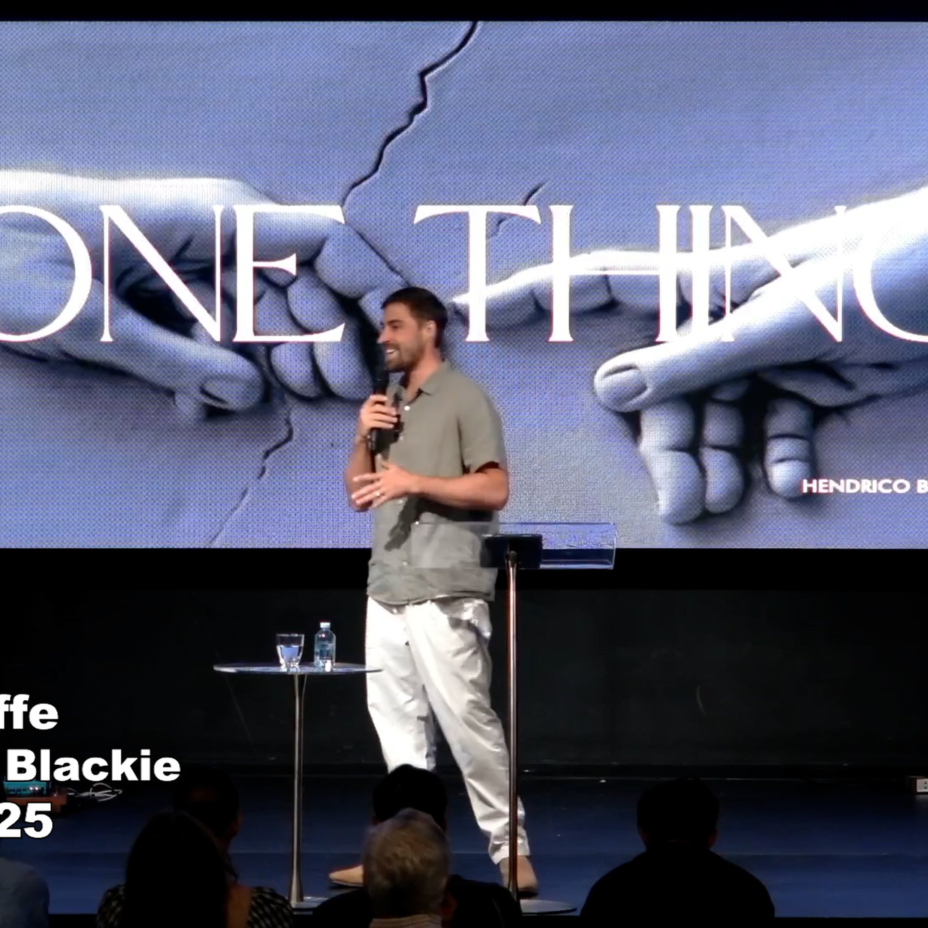 Redcliffe - Ps Hendrico Blackie - One Thing - 26.01.25 episode artwork