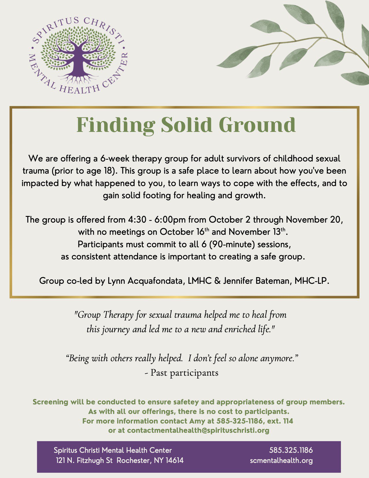 Finding Solid Ground card