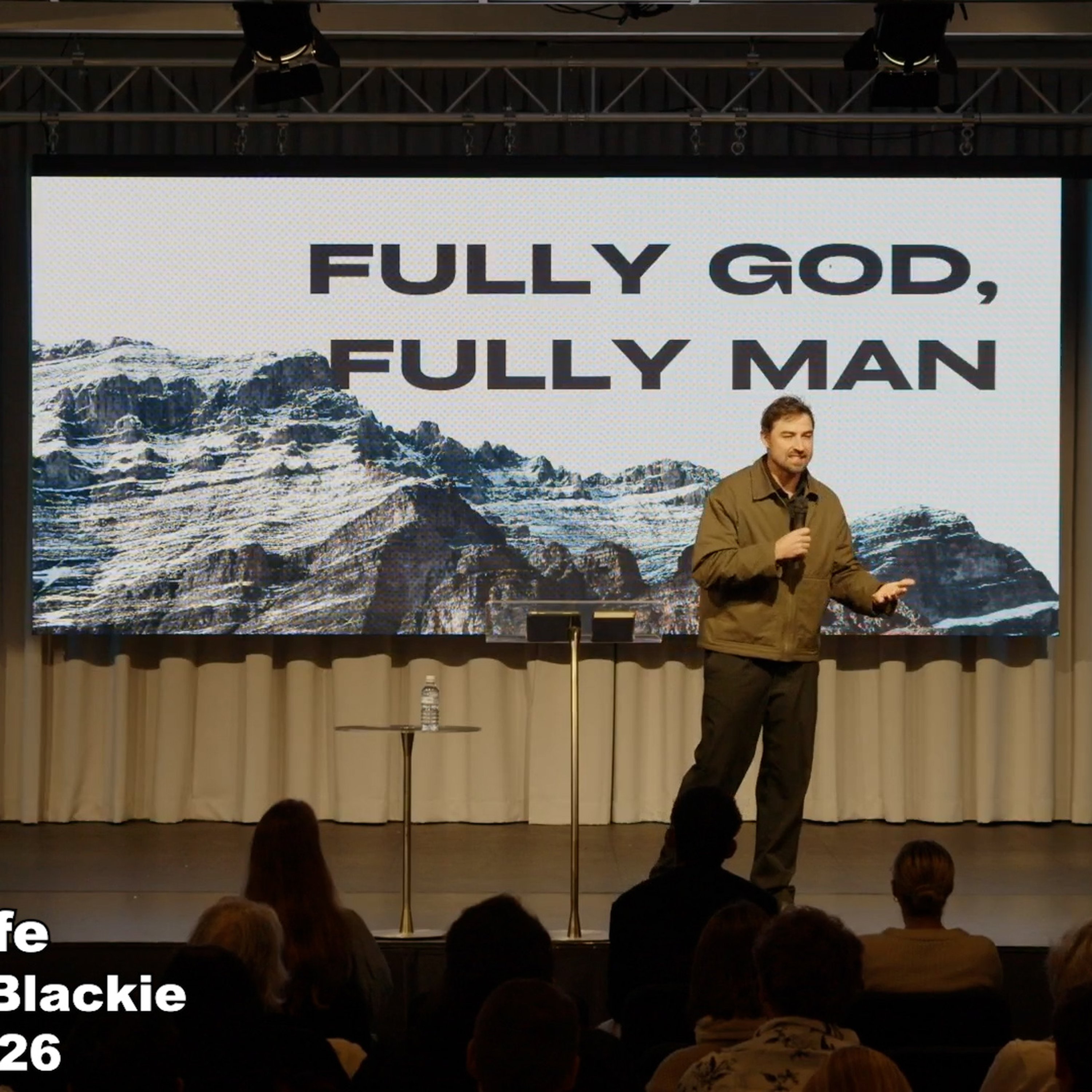 Redcliffe - Ps Hendrico Blackie - Fully God, Fully Man - 26.07.26 episode artwork