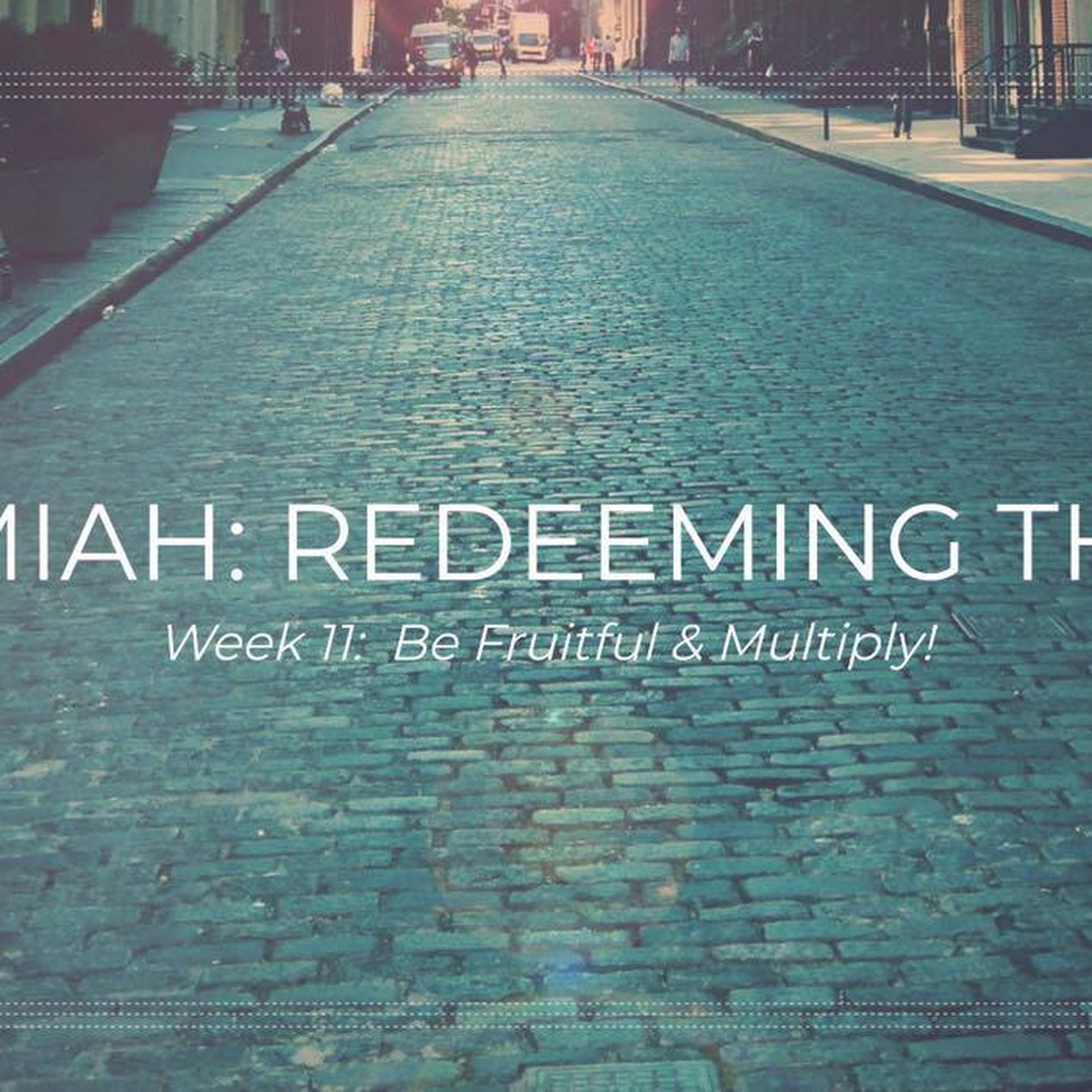 REDEEMING THE CITY - Week 11 episode artwork