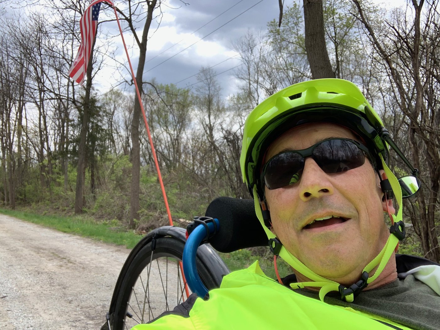 My favorite fun thing for relaxation -- riding my recumbent trike through DuPage and beyond!  Working up to a cross-country ride on Route 66!