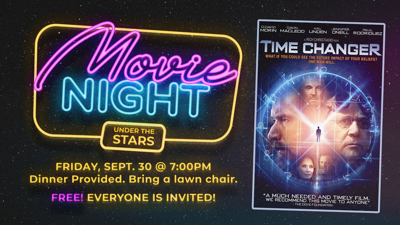 Outdoor Movie Night under the stars.