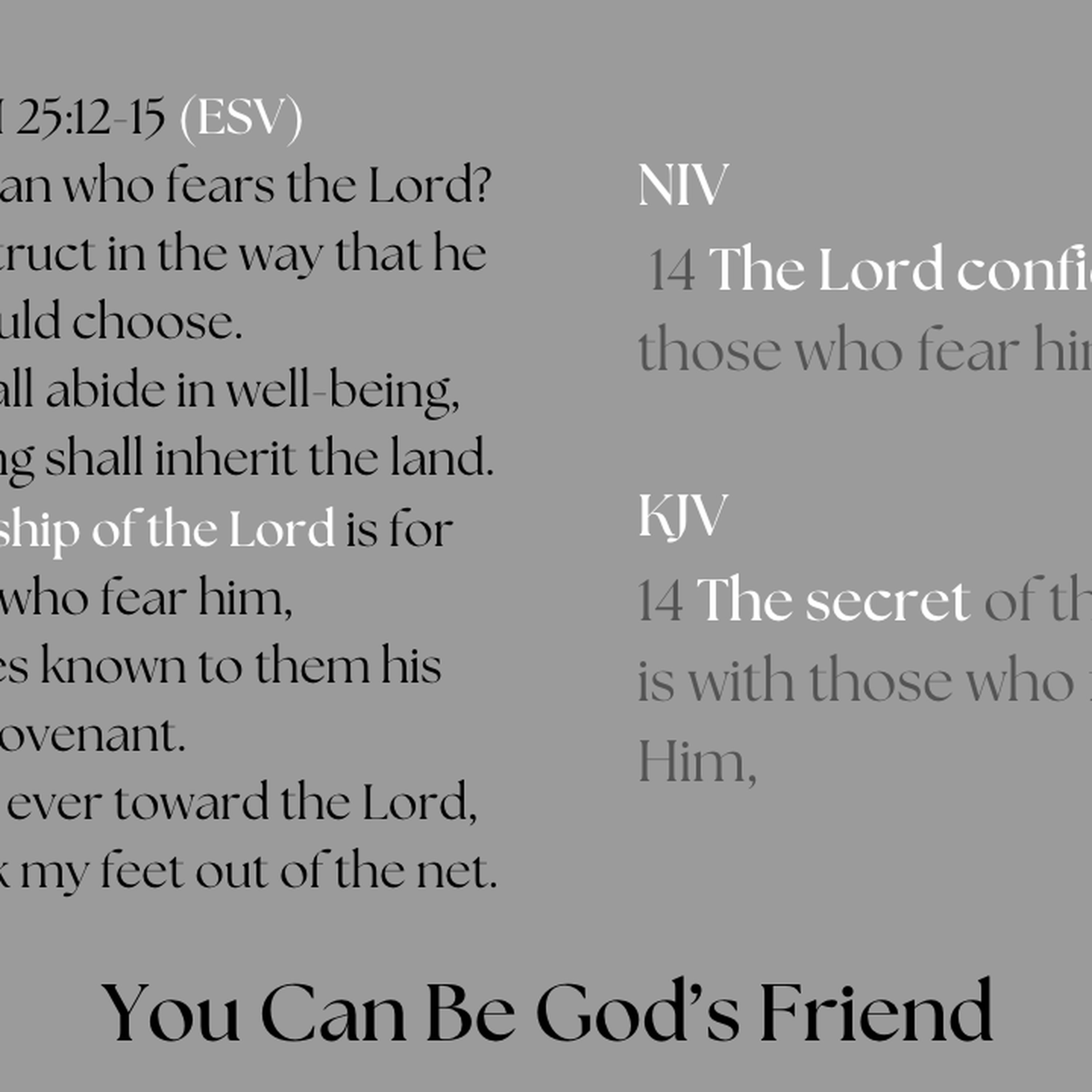 You Can be God's Friend episode artwork