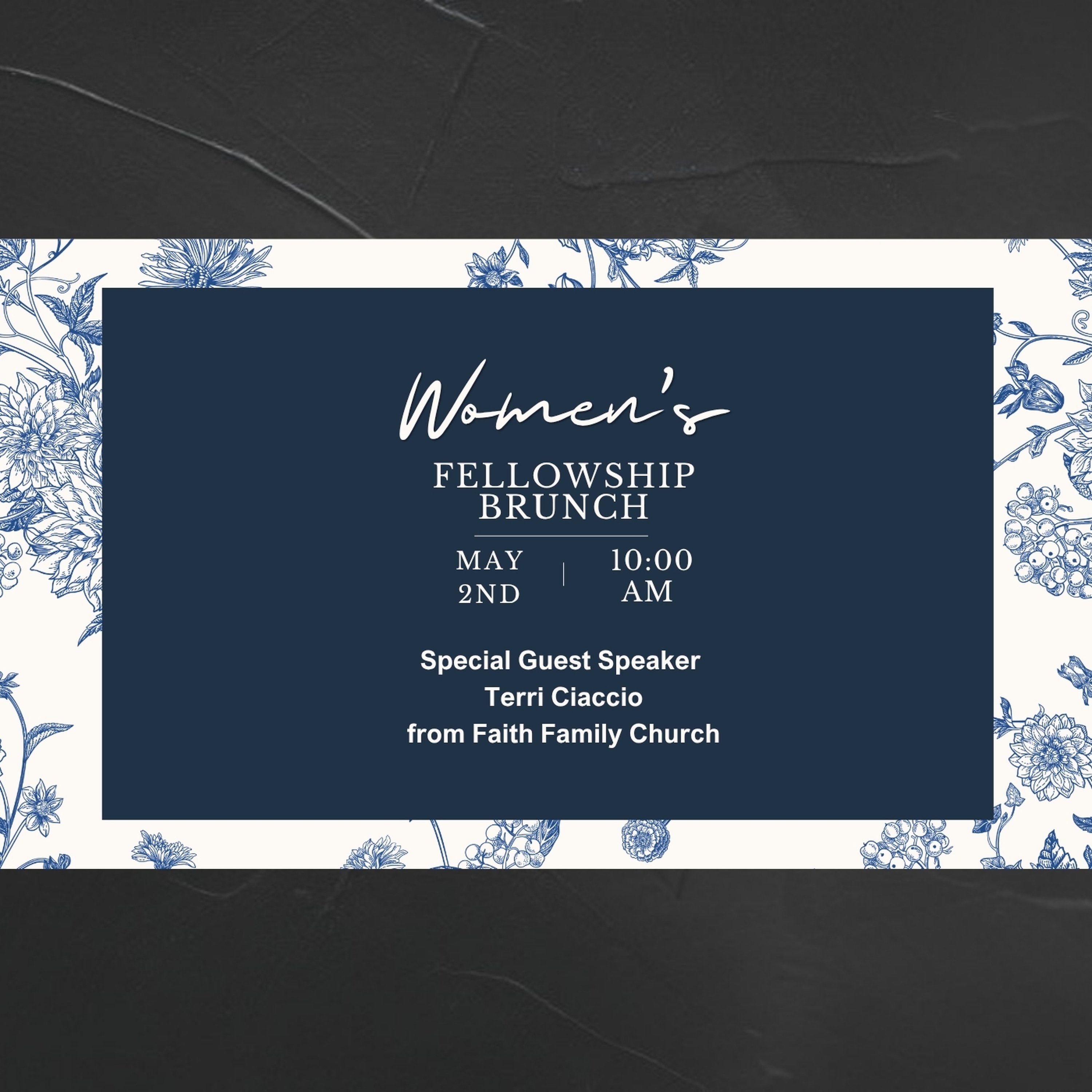 Womens Fellowship Guest Speaker |  Terri Ciaccio episode artwork