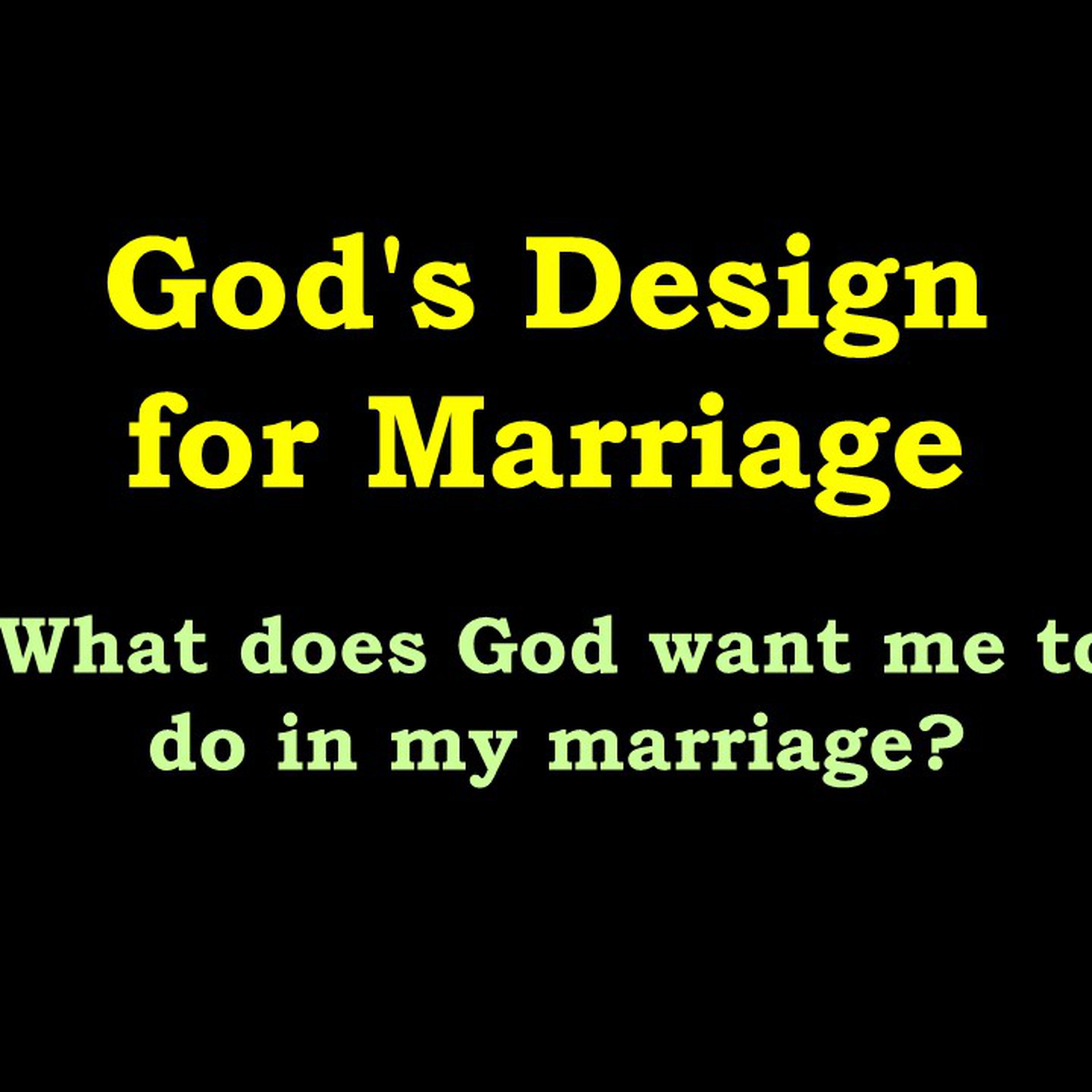God's Design for Marriage episode artwork
