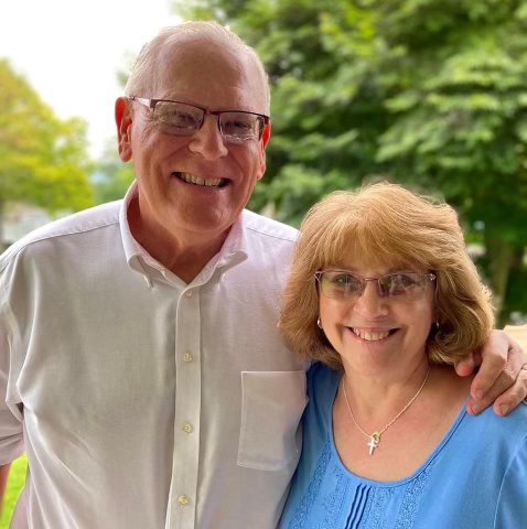 Dave Richter with his wife Renee - Interim Pastor