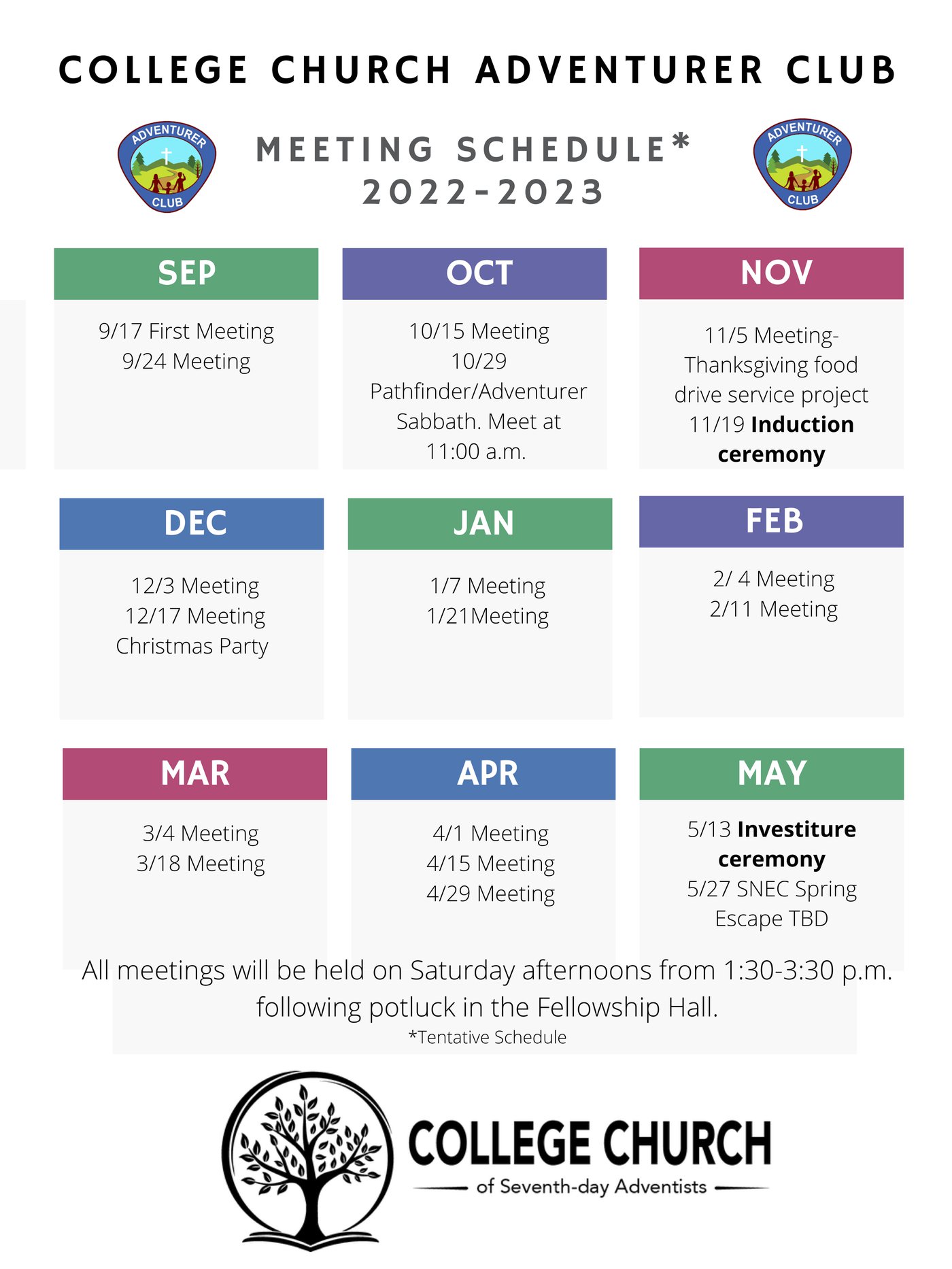 Year at a glance 2022--23