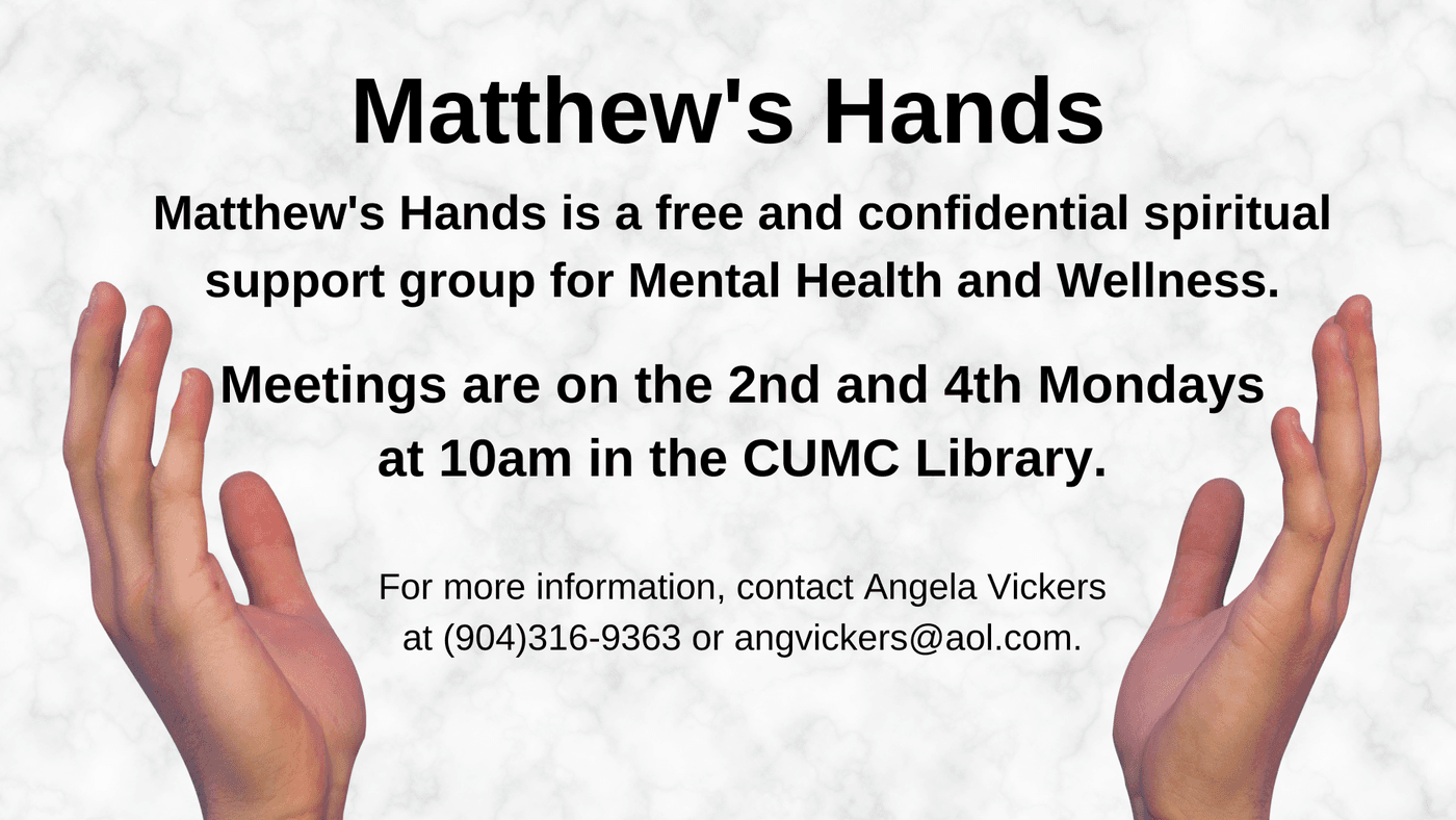 Mental Health Support Group Matthews Hands