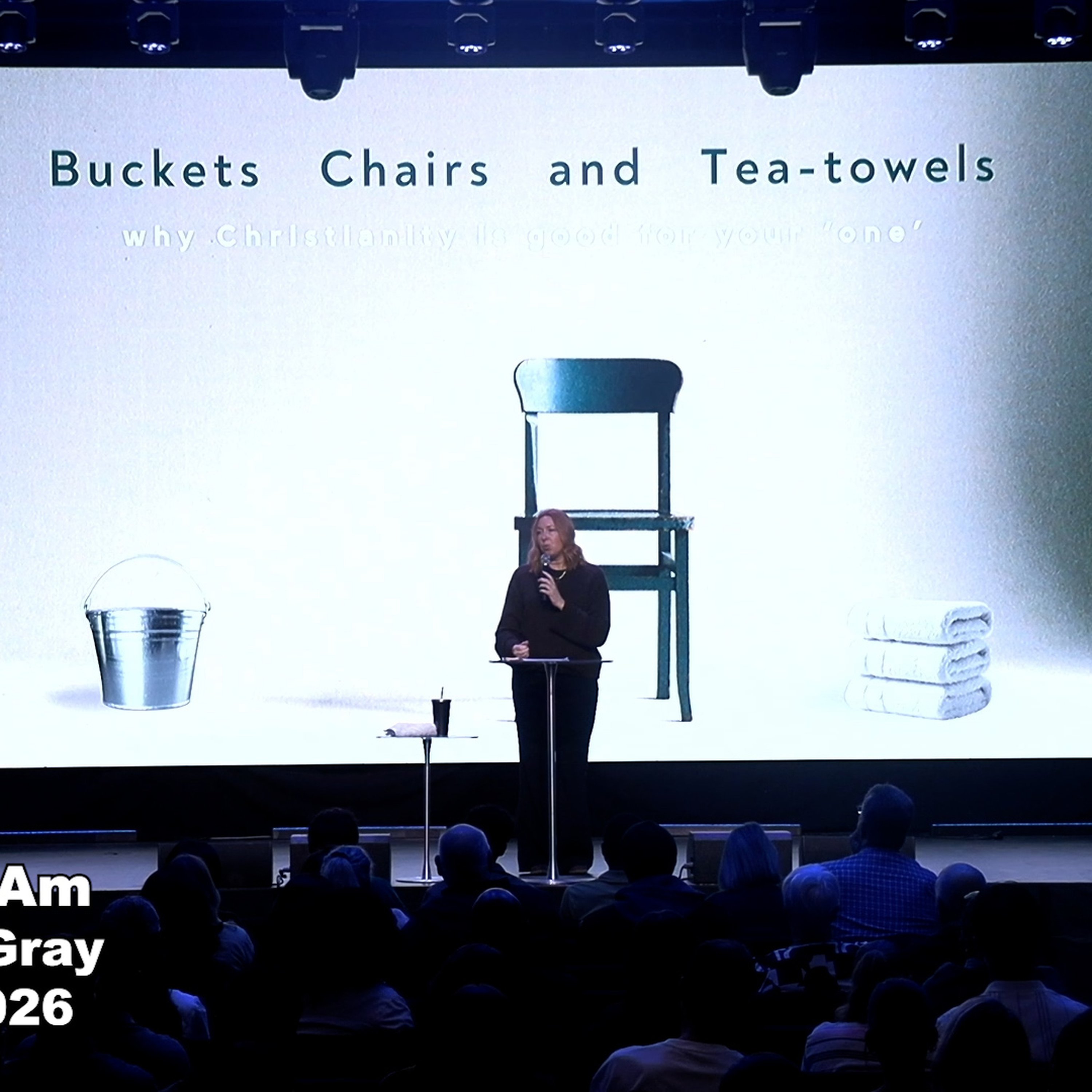 Warner Am - Ps Julie Gray - Buckets, Chairs and Tea-towels - 31.05.26 episode artwork