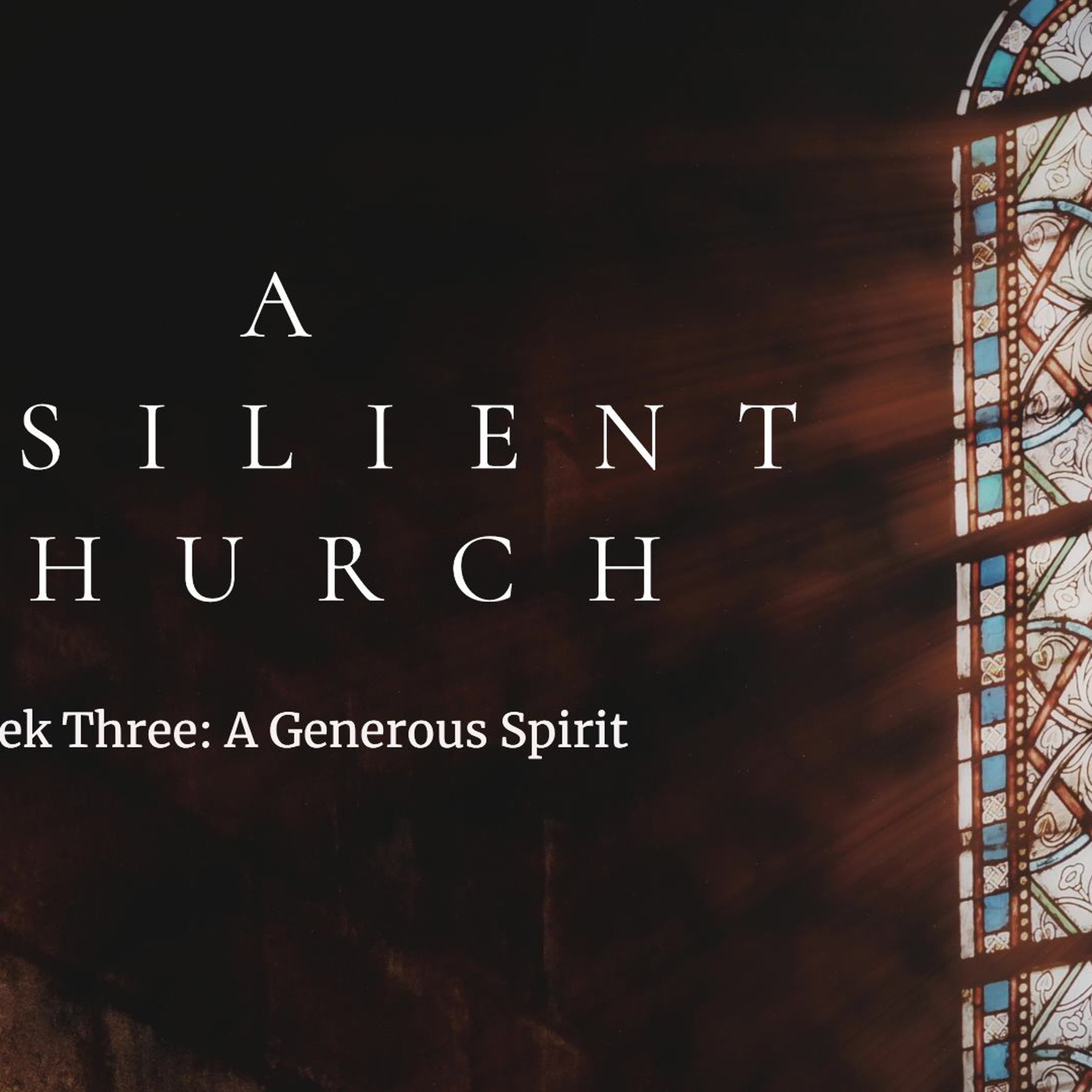 Week Three: A Generous Spirit episode artwork