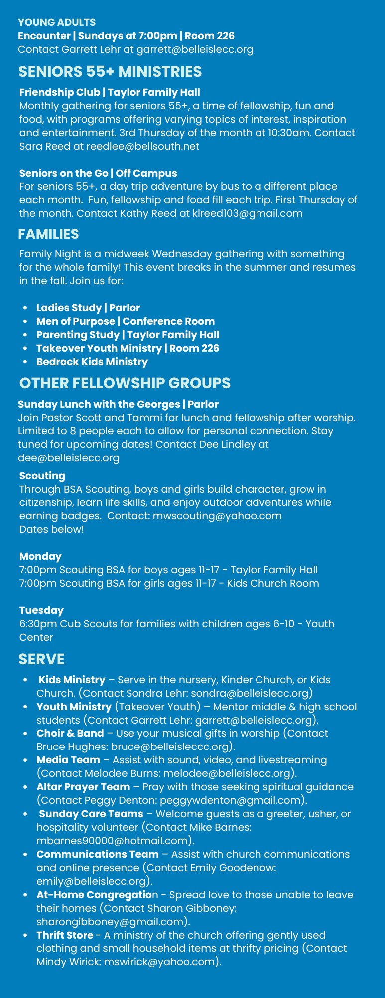 BICC Groups Flyer Page 2