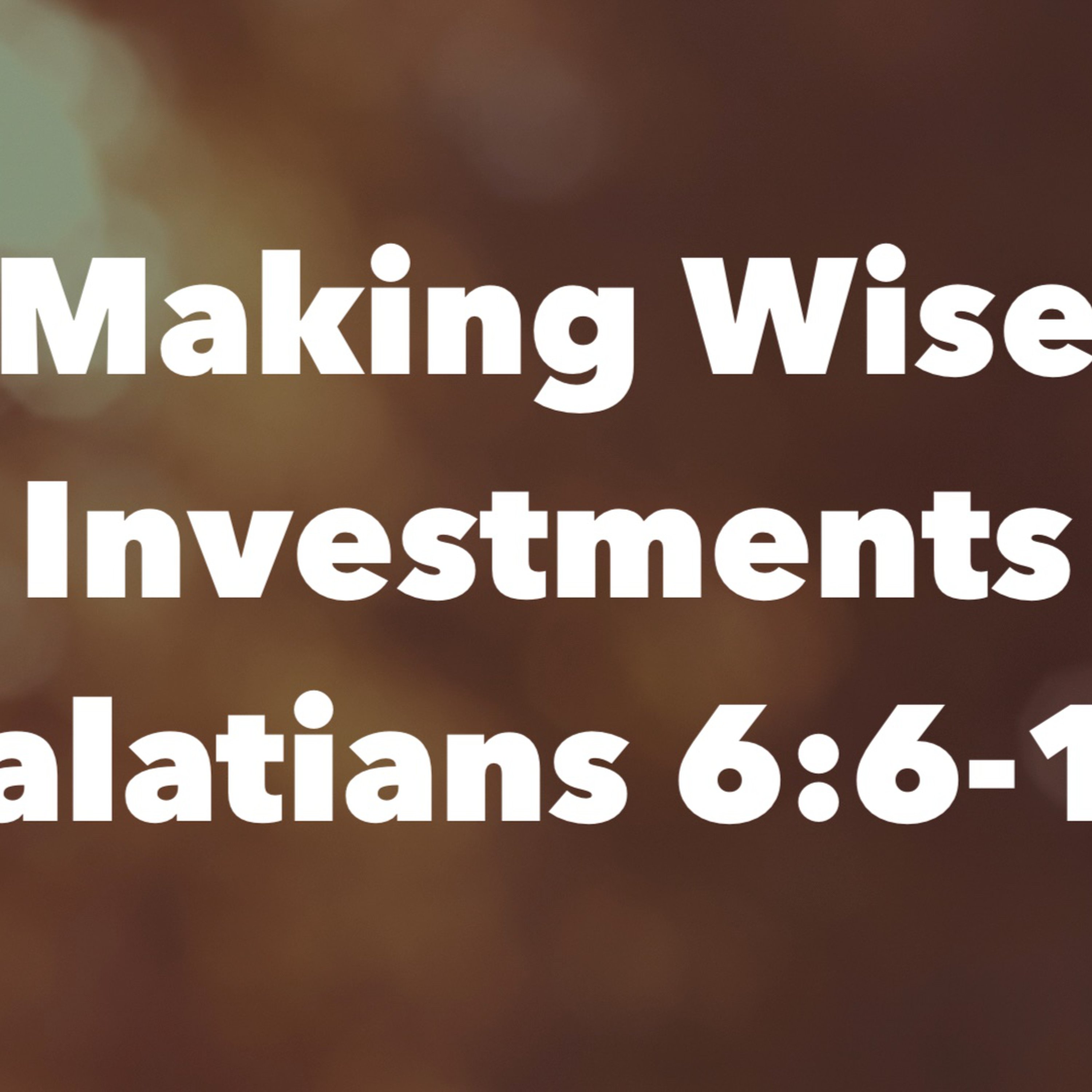 Making Wise Investments episode artwork