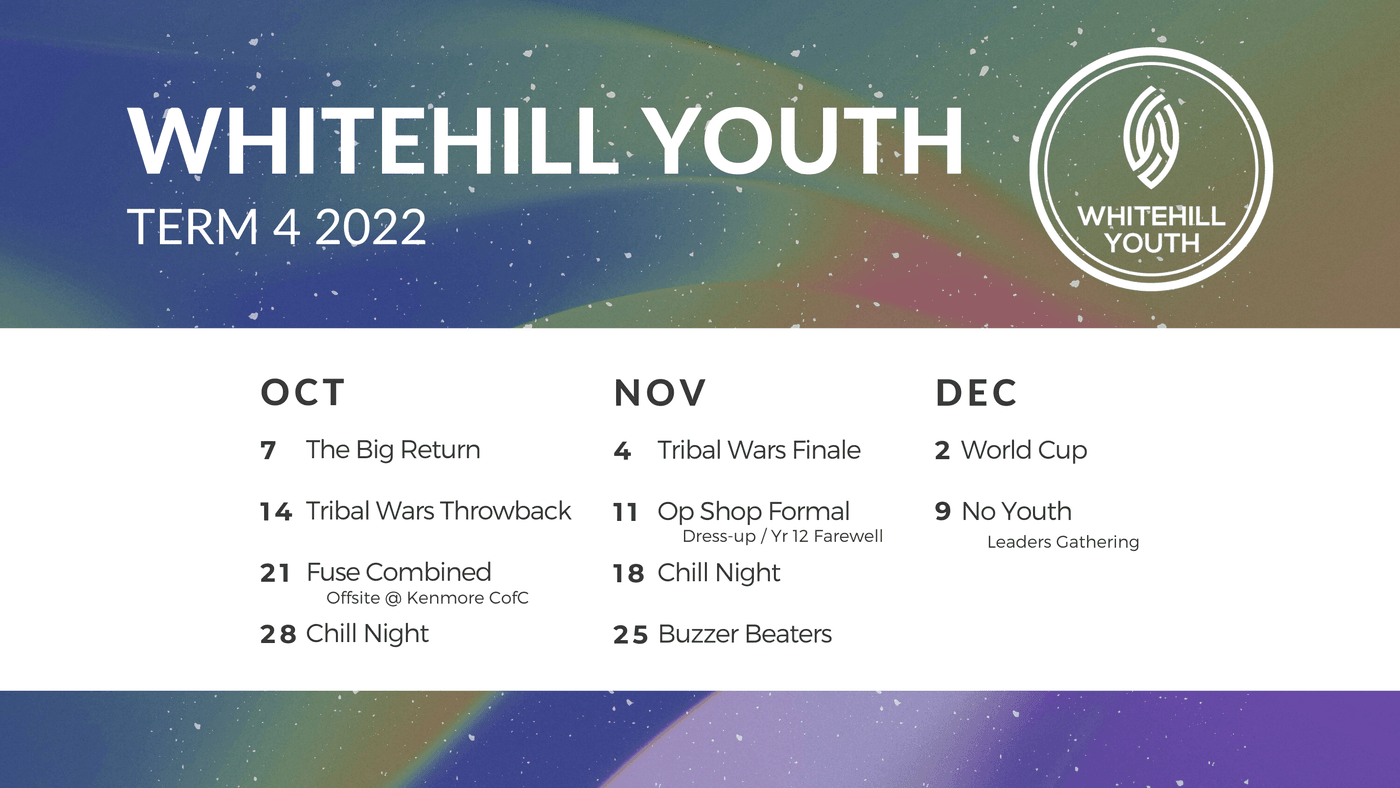 Fridays Term 4 Plan