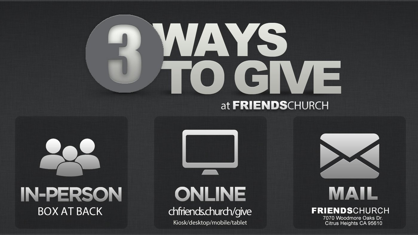 3 Ways to Give